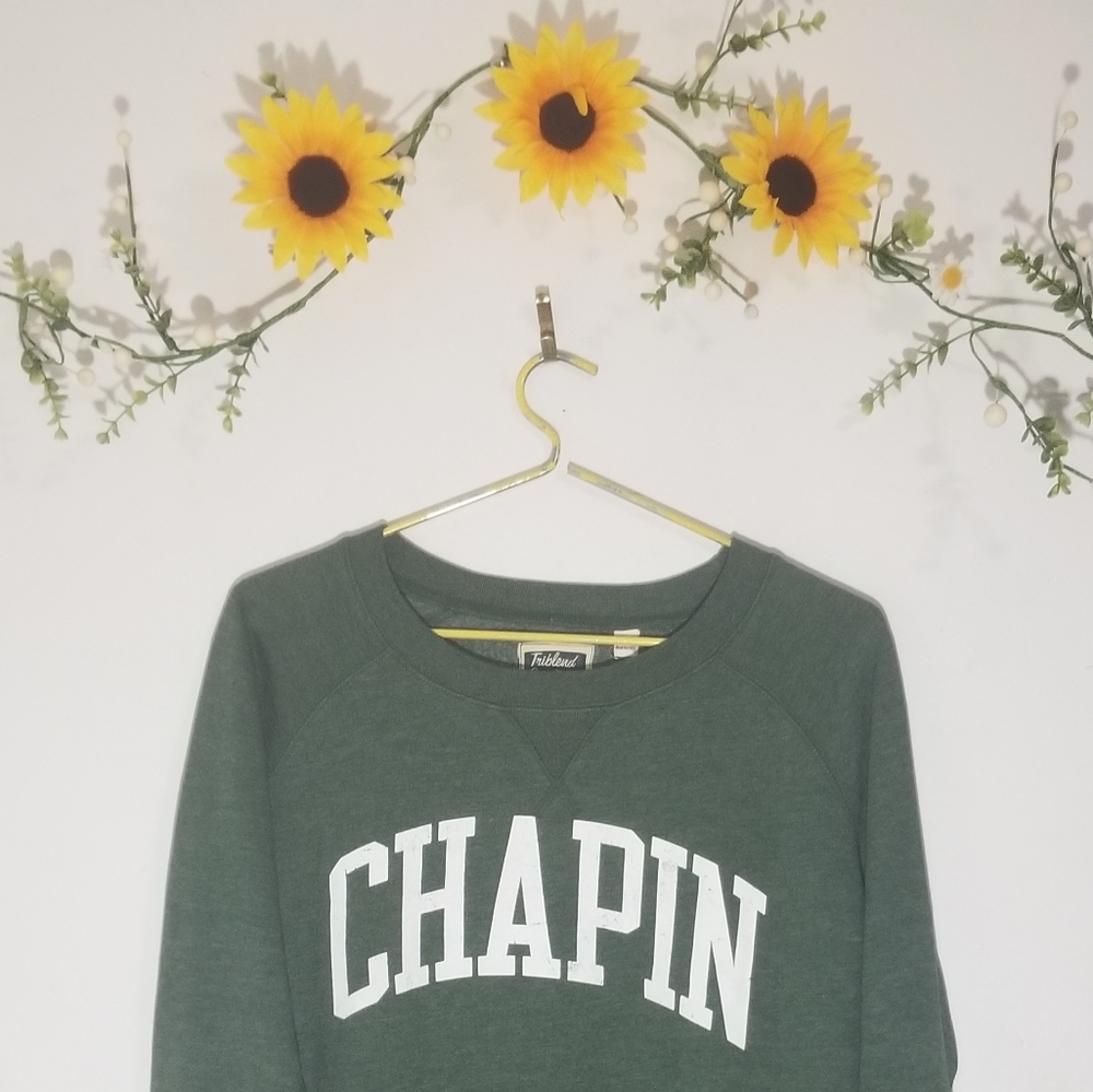 Triblend sweats league crew neck Chapin sweater